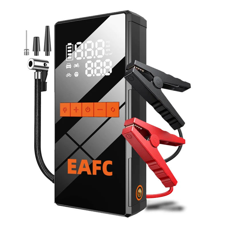 Neue 150PSI Luftpumpe Auto Starthilfe Batterie Booster 1200A Jump Starter Powerbank tragbares Starthilfegerät