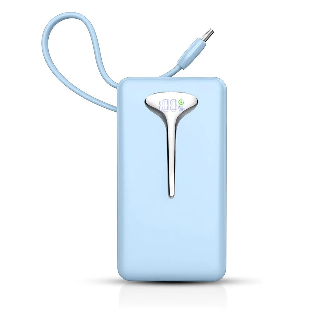 Power Bank FastCharging 10000mAh 22.5W USB-C In Out ,Built-in Cable For IPhone ,Android