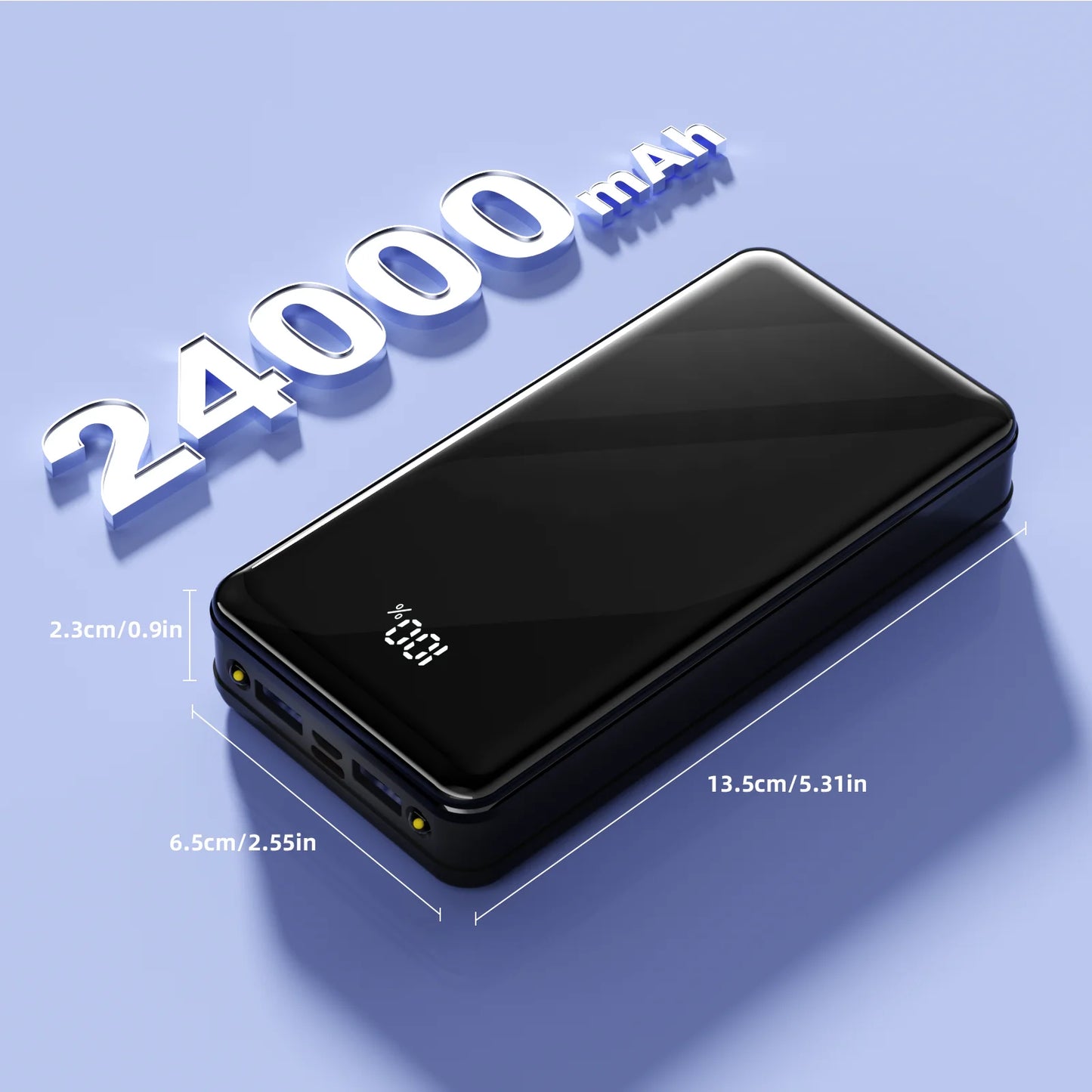 Power Bank 22,5 W 24000mAh szybkie ładowanie Type C USB-C iPhone 17