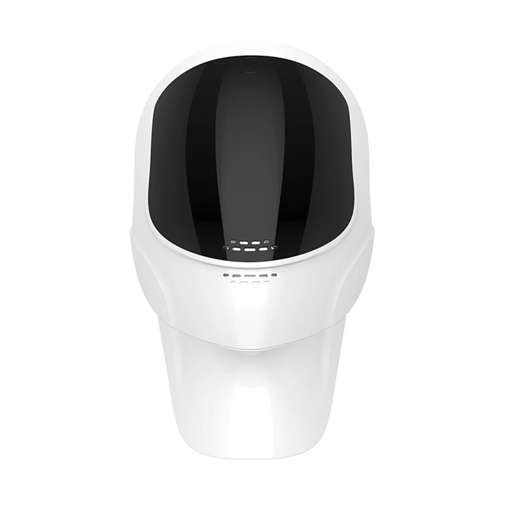 Mască facială și pentru gât cu LED cu 7 culori, mască de frumusețe cu fotoni LED reîncărcabilă, aparat pentru lifting facial și îngrijirea pielii