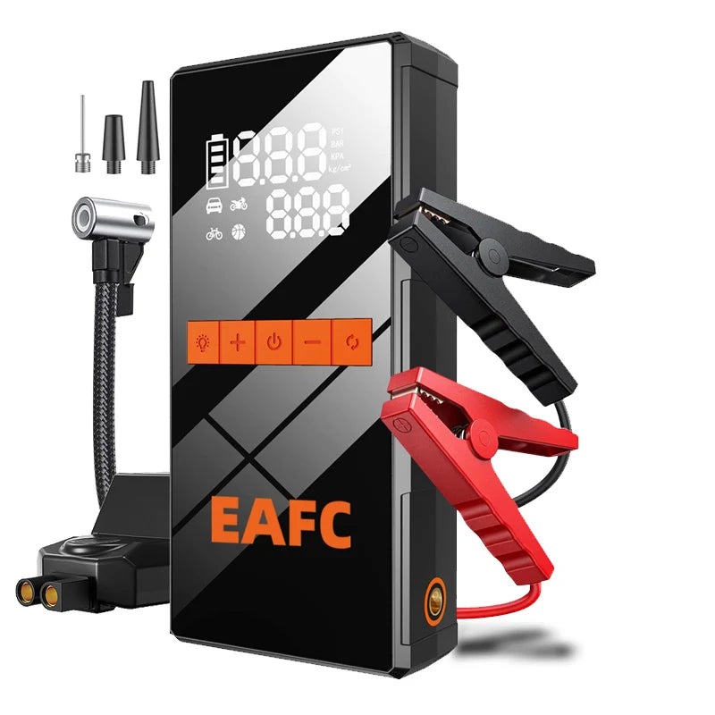 Neue 150PSI Luftpumpe Auto Starthilfe Batterie Booster 1200A Jump Starter Powerbank tragbares Starthilfegerät