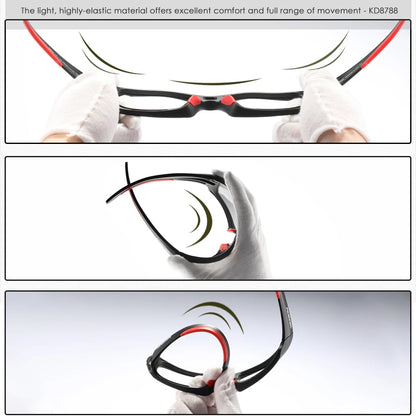 Gafas deportivas KDEAM de alta gama, gafas de sol polarizadas TR90 para hombre, para senderismo y pesca, con estuche con cremallera
