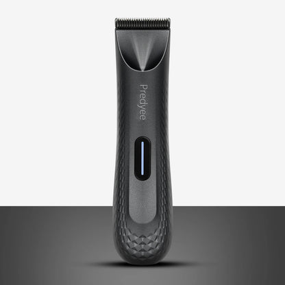 Recortadora eléctrica de vello púbico para hombre, recortadora corporal impermeable, cuchilla cerámica reemplazable