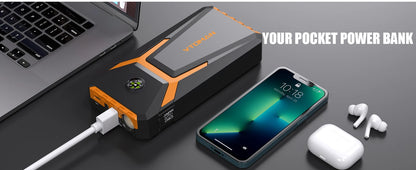 VTOMAN V6 Pro Auto Starthilfe Powerbank 2000A Batterieladegerät Notfall Booster Startgerät Jump Starter