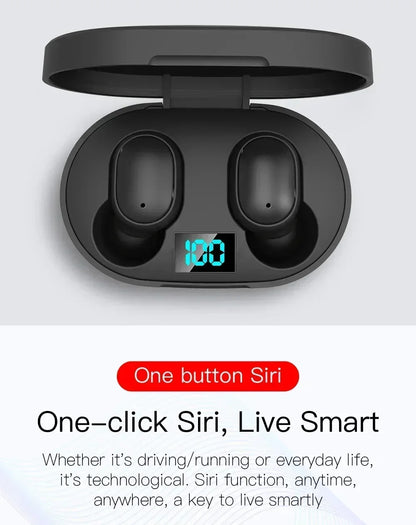 Kabellose Bluetooth-Ohrhörer TWS Bluetooth-Headset, kabellose Earbuds mit Geräuschunterdrückung, Ohrhörer mit Mikrofon und LED-Display