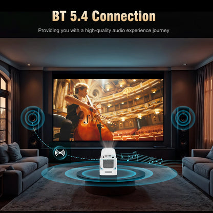 Proyector Magcubic HY310 Android 11 4K nativo 1080P enfoque automático 330ANSI nativo Doble Wifi BT5.4 ratón aéreo por voz para cine en casa y exteriores