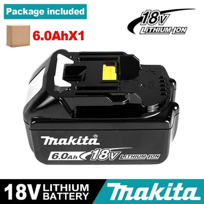 Batería de reemplazo de litio 100% original Makita 9Ah6Ah/5Ah para herramienta Makita 18V + cargador + taladro eléctrico