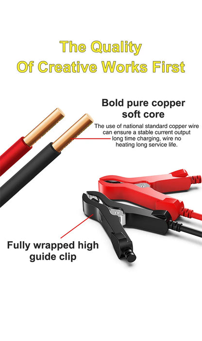 Neueste 12V Auto Batterieladegerät 15A/8A Pulsreparatur Großes Display Smart Charger für Auto Motorrad Bleiakku AGM GEL Batterien