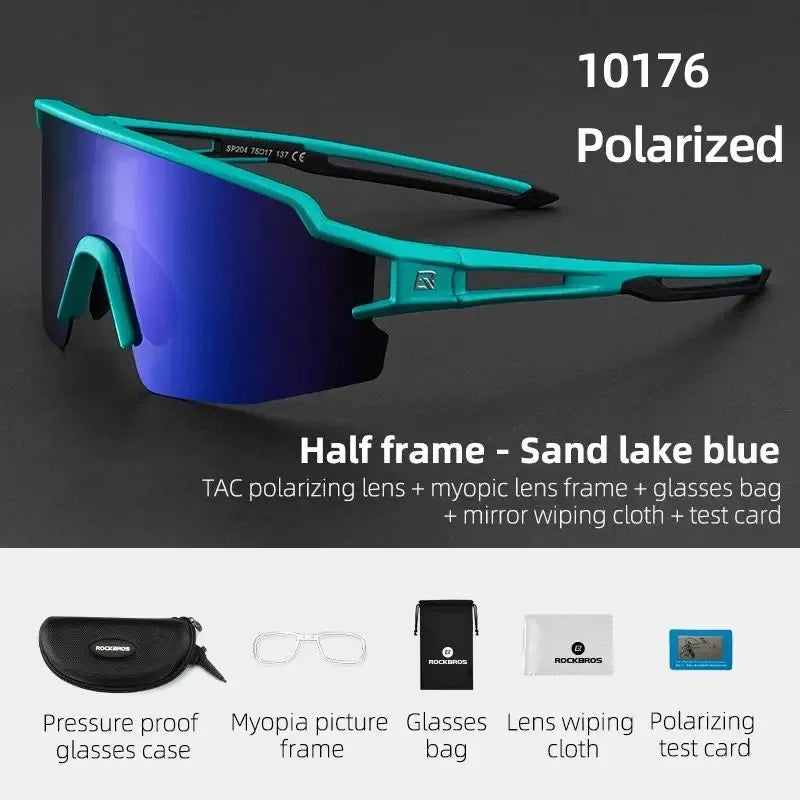 Gafas de ciclismo ROCKBROS fotocromáticas, protección ocular, gafas deportivas para bicicleta, a prueba de viento, para exteriores