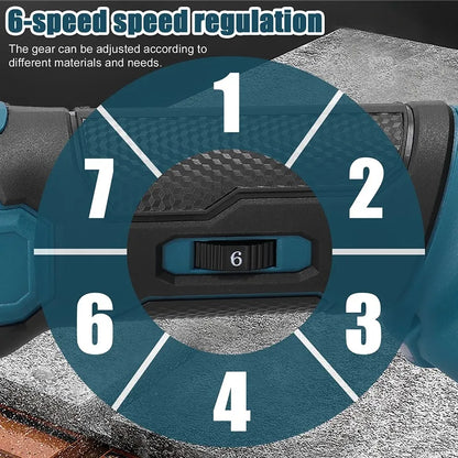 Kit original Makita DTM51 de herramienta múltiple inalámbrica con 6 hojas para lijado, corte, raspado y proyectos de renovación