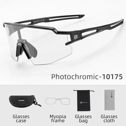 Gafas de ciclismo ROCKBROS fotocromáticas, protección ocular, gafas deportivas para bicicleta, a prueba de viento, para exteriores