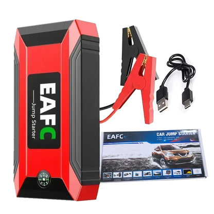 EAFC 12V Auto Starthilfe Powerbank – Tragbarer Jump Starter & Batterie-Booster mit LED-Licht