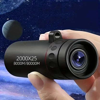 Monocular HD zoom 3000x25 profesional, monocular pentru adulți și telescop mini portabil, potrivit pentru camping și vânătoare în aer liber