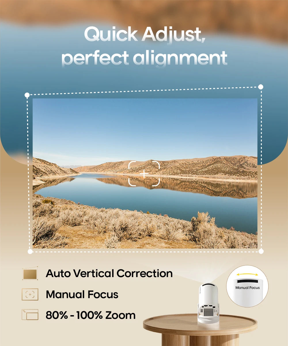 MAGCUBIC Projektor HY300 PRO 8K Android 14 Dual Wifi6 290ANSI Allwinner H726 BT5.4 1080P 1280*720P hemmabio utomhusprojektor