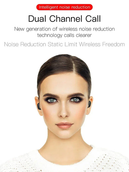 Kabellose Bluetooth-Ohrhörer TWS Bluetooth-Headset, kabellose Earbuds mit Geräuschunterdrückung, Ohrhörer mit Mikrofon und LED-Display
