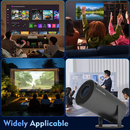 MAGCUBIC Projektor HY300 PRO 8K Android 14 Dual Wifi6 290ANSI Allwinner H726 BT5.4 1080P 1280*720P hemmabio utomhusprojektor