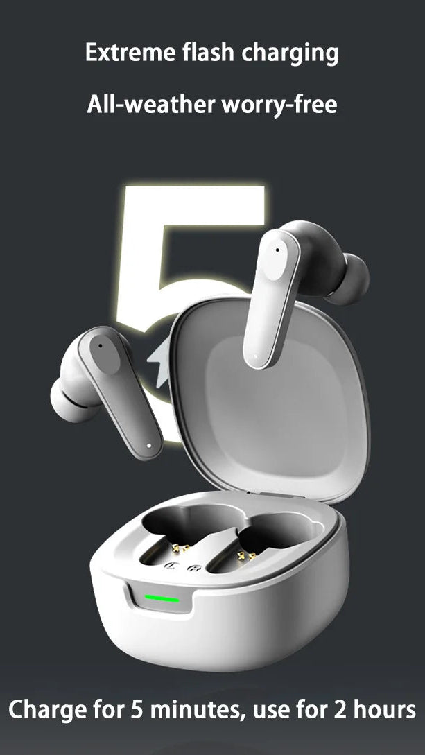 Kabellose Ohrhörer A98 Bluetooth 5.3 ENC Geräuschunterdrückung In-Ear wasserdicht mit integriertem Mikrofon Ohrhörer