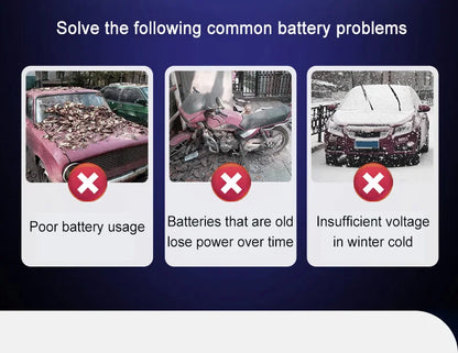 Neueste 12V Auto Batterieladegerät 15A/8A Pulsreparatur Großes Display Smart Charger für Auto Motorrad Bleiakku AGM GEL Batterien