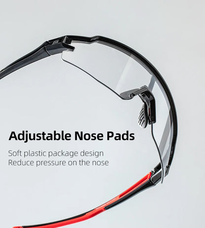 Gafas de ciclismo ROCKBROS fotocromáticas, protección ocular, gafas deportivas para bicicleta, a prueba de viento, para exteriores