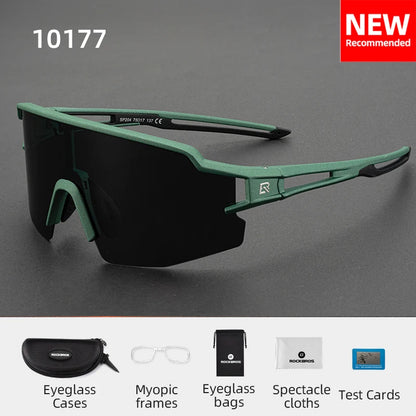 Gafas de ciclismo ROCKBROS fotocromáticas, protección ocular, gafas deportivas para bicicleta, a prueba de viento, para exteriores