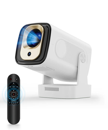 Proyector Magcubic HY310 Android 11 4K nativo 1080P enfoque automático 330ANSI nativo Doble Wifi BT5.4 ratón aéreo por voz para cine en casa y exteriores