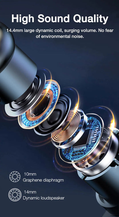 Kabellose Kopfhörer mit Mikrofon, Bluetooth-Headset,