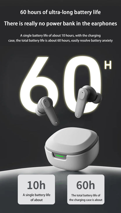 Kabellose Ohrhörer A98 Bluetooth 5.3 ENC Geräuschunterdrückung In-Ear wasserdicht mit integriertem Mikrofon Ohrhörer