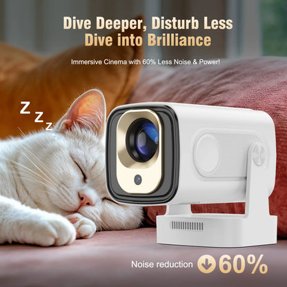 Proyector Magcubic HY310 Android 11 4K nativo 1080P enfoque automático 330ANSI nativo Doble Wifi BT5.4 ratón aéreo por voz para cine en casa y exteriores