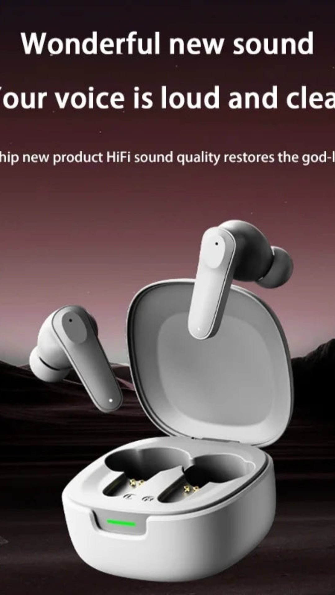 Kabellose Ohrhörer A98 Bluetooth 5.3 ENC Geräuschunterdrückung In-Ear wasserdicht mit integriertem Mikrofon Ohrhörer