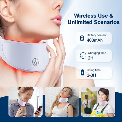 Máscara facial LED de 7 colores con terapia de luz roja para cuello para reafirmar la piel, lifting, antienvejecimiento, bio-luz, belleza, blanqueamiento en casa