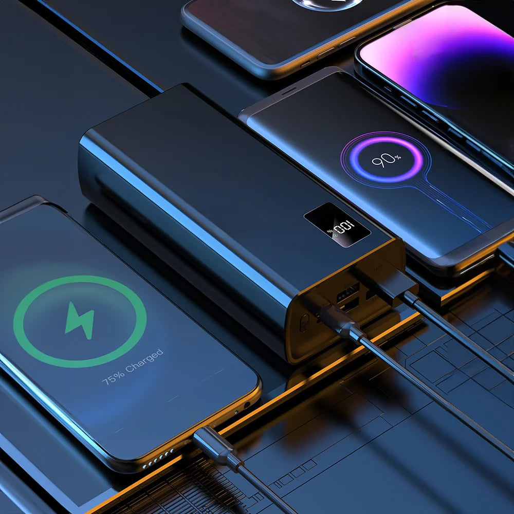 PowerBank Fast Charging 50000mAh LED Display 4USB Output Port For LAPTOP