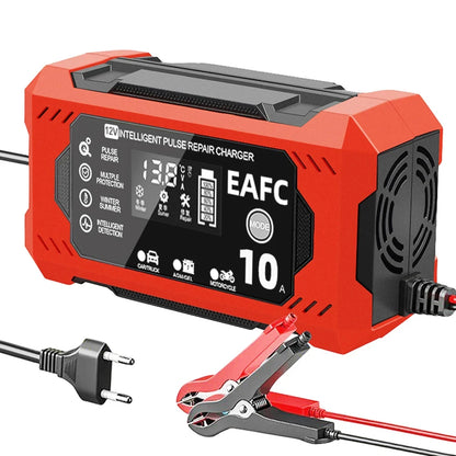Auto Batterieladegerät 12V 6A intelligent Schnellladung Pulsreparatur Typ Vollauto-Stopp Dual-Modus Bleiakku für Motorrad Lkw