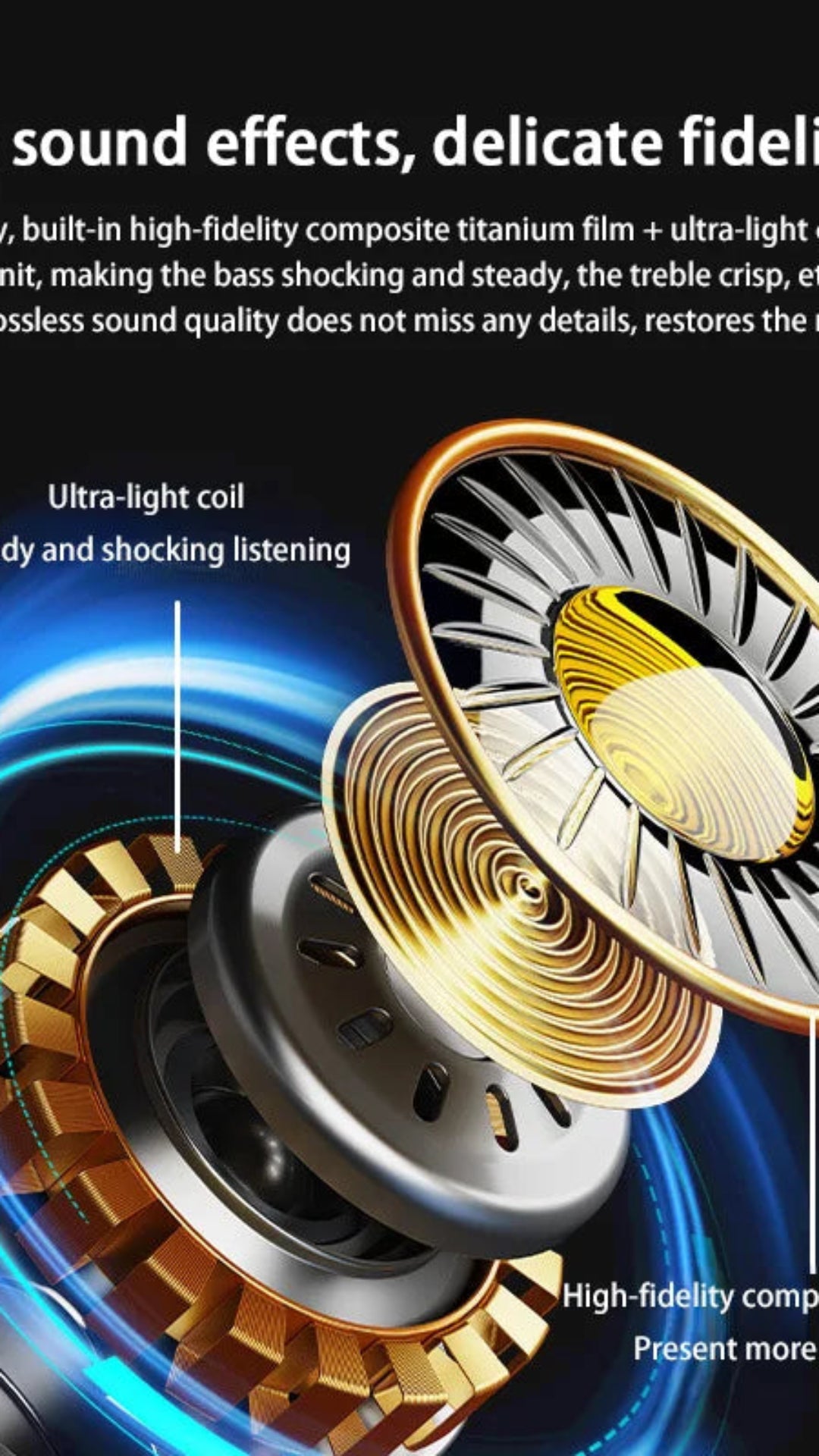 Kabellose Ohrhörer A98 Bluetooth 5.3 ENC Geräuschunterdrückung In-Ear wasserdicht mit integriertem Mikrofon Ohrhörer