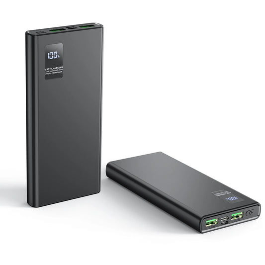 Powerbank 12000mAh USB C Inngang Utgang, Rask lading