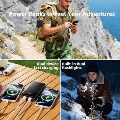 Batería Externa 22,5 W 24000mAh Carga Rápida Tipo C USB-C iPhone 17