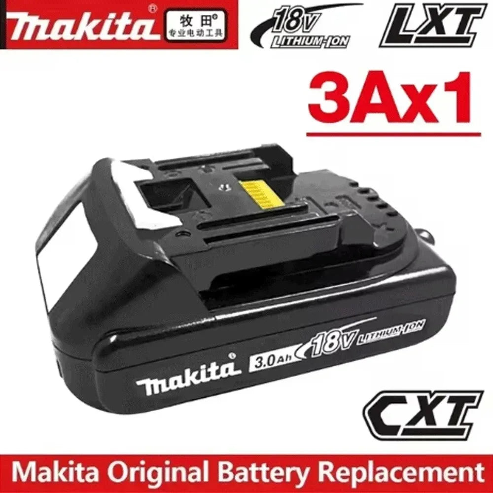 Batería de reemplazo de litio 100% original Makita 9Ah6Ah/5Ah para herramienta Makita 18V + cargador + taladro eléctrico