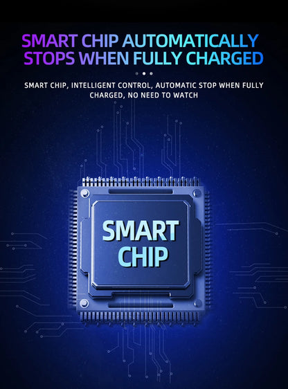 Auto Batterieladegerät 12V 6A intelligent Schnellladung Pulsreparatur Typ Vollauto-Stopp Dual-Modus Bleiakku für Motorrad Lkw