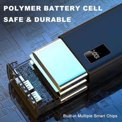 PowerBank Fast Charging 50000mAh LED Display 4USB Output Port For LAPTOP