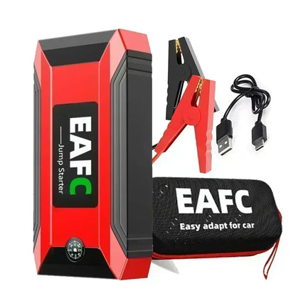EAFC 12V Auto Starthilfe Powerbank – Tragbarer Jump Starter & Batterie-Booster mit LED-Licht