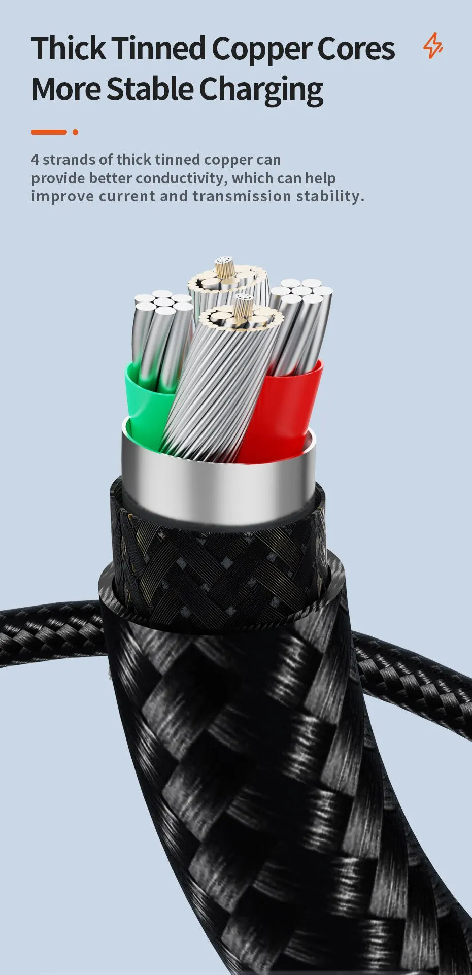 Cable USB Tipo C Toocki 66W Carga rápida Cargador USB A a USB C Cable de pantalla para iPhone 15 Xiaomi POCO F3 Realme Macbook iPad