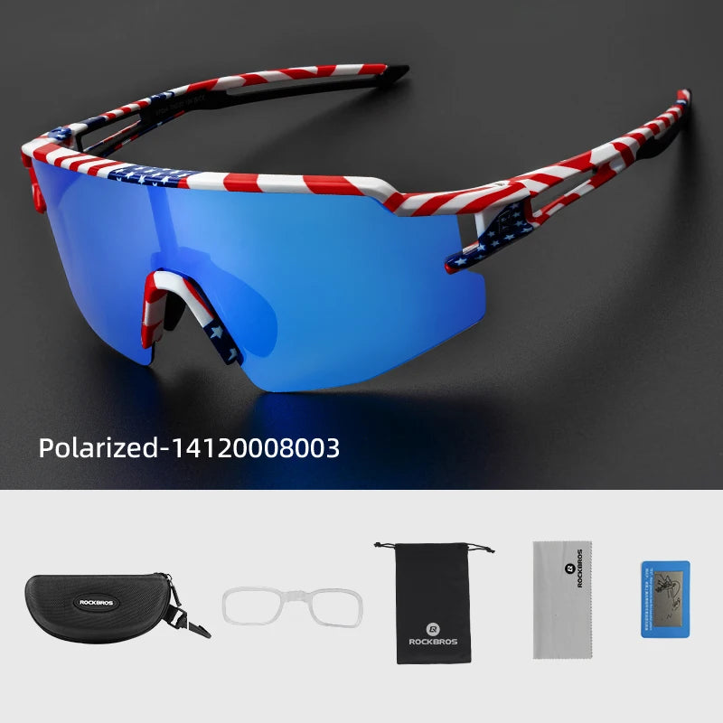 Gafas de ciclismo ROCKBROS fotocromáticas, protección ocular, gafas deportivas para bicicleta, a prueba de viento, para exteriores