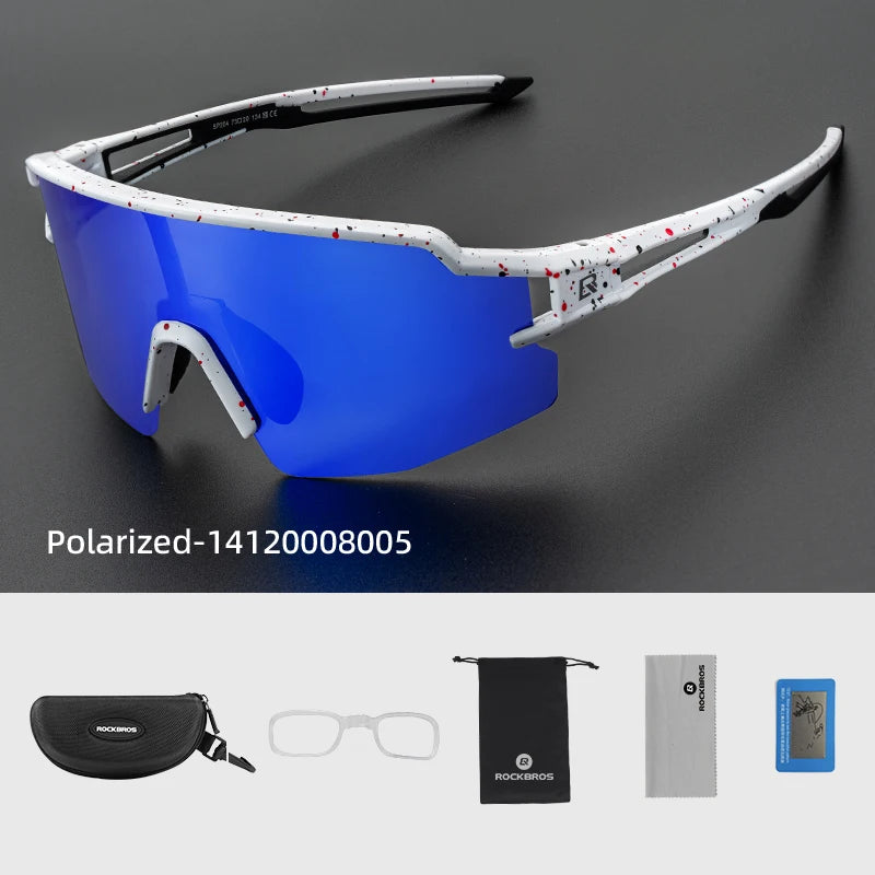 Gafas de ciclismo ROCKBROS fotocromáticas, protección ocular, gafas deportivas para bicicleta, a prueba de viento, para exteriores
