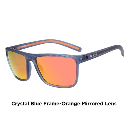 Gafas de sol polarizadas ZENOTTIC para hombre, montura ligera TR90, protección UV400, gafas de sol cuadradas