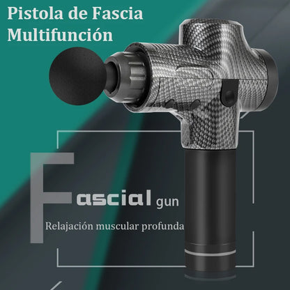 Pistola de masaje muscular profunda - Masajeador eléctrico de percusión para cuerpo, cuello, espalda y piernas