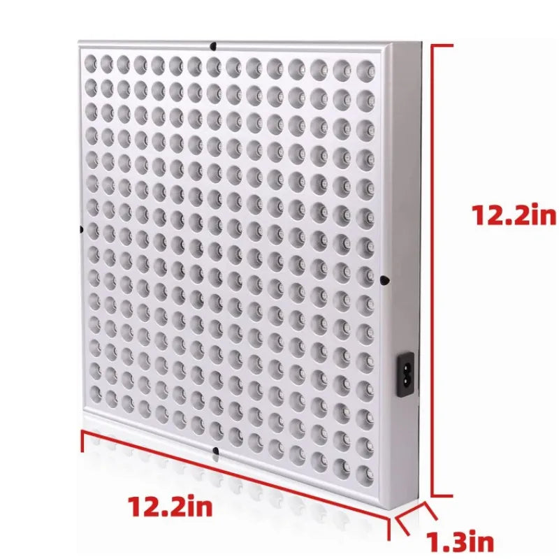 LED rödljus terapi panel lampa för ansikte anti-aging hudvård skönhet 225 LED-ljus kroppssmärtlindring fysioterapi verktyg