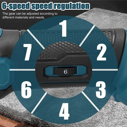 Kit original Makita DTM51 de herramienta múltiple inalámbrica con 6 hojas para lijado, corte, raspado y proyectos de renovación