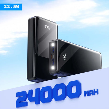 Batería Externa 22,5 W 24000mAh Carga Rápida Tipo C USB-C iPhone 17