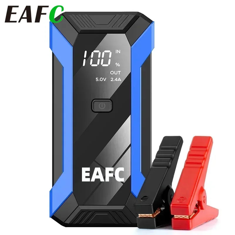 EAFC Auto Starthilfe Powerbank Spitzenstrom 1200A/2000A tragbarer Booster Notfall Batterieladegerät 12V Startgerät