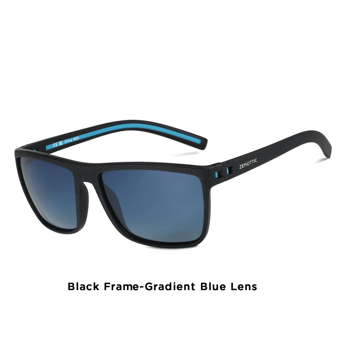 Gafas de sol polarizadas ZENOTTIC para hombre, montura ligera TR90, protección UV400, gafas de sol cuadradas
