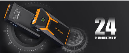 VTOMAN V6 Pro Auto Starthilfe Powerbank 2000A Batterieladegerät Notfall Booster Startgerät Jump Starter